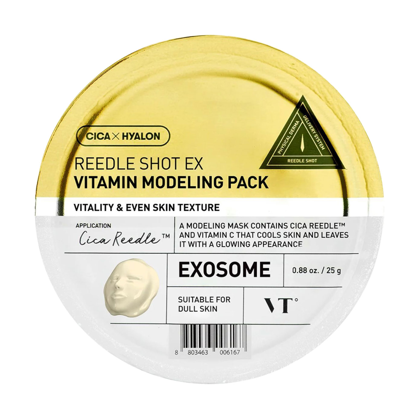 Моделювальна маска для обличчя VT Cosmetics Reedle Shot EX Vitamin Modeling Pack з вітамінами, 25 г